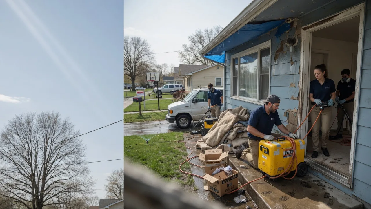 Basement Flood Cleanup in Clarksburg, WV near me
